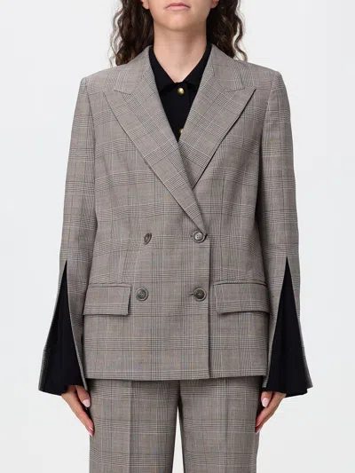 Twinset Jacket Woman Color Brown In Gray