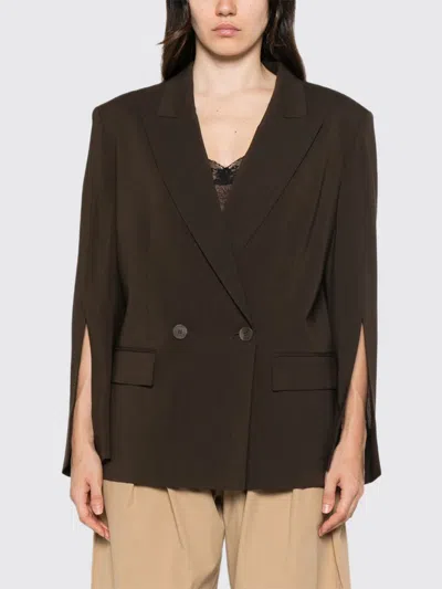 Twinset Jacket Woman Color Brown