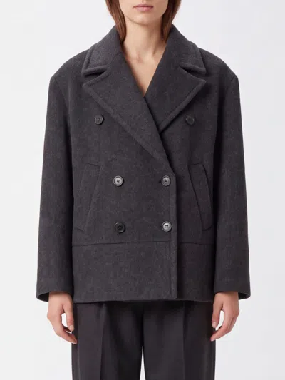 Twinset Jacket Woman Color Grey In Gray