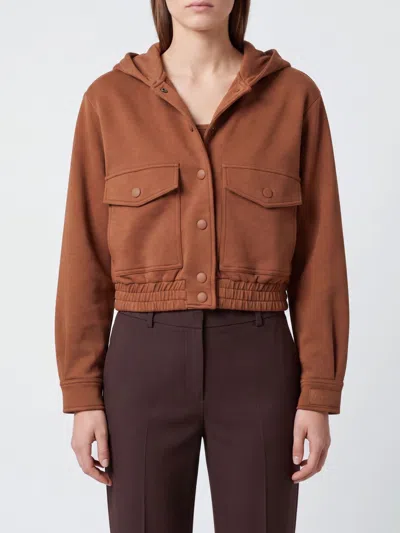 Twinset Jacket Woman In Metallic