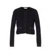 Twinset Embellished Stud-detail Cardigan In Black