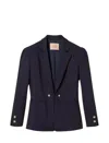 Twinset Decorative-button Blazer In Blue