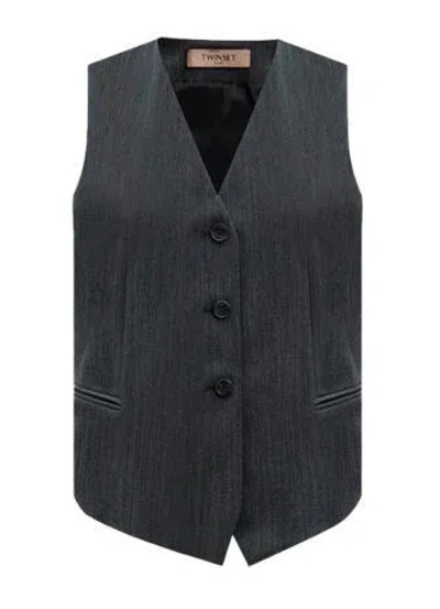 Twinset Jackets In Grey