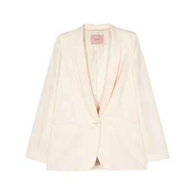 Twinset Blazer In Neutrals