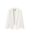 Twinset Open-front Blazer In White