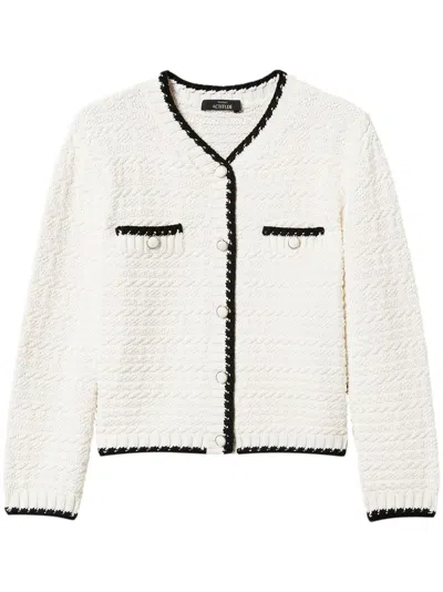 TWINSET JACQUARD KNIT JACKET
