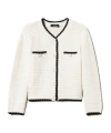 Twinset Jacquard Effect Jacket In White