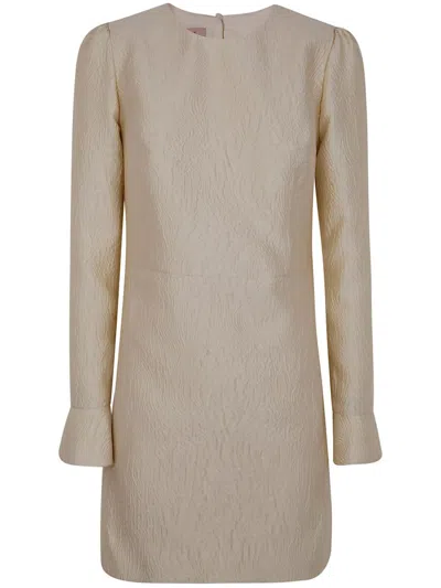 Twinset Mini Dress In Metallic