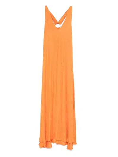 Twinset Jacquard Satin Dress