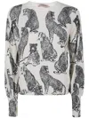 TWINSET JAGUAR PRINT JUMPER