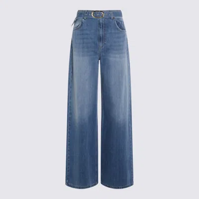 Twinset Blue Cotton Denim Jeans