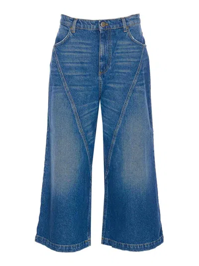 TWINSET JEANS BOOT-CUT - AZUL