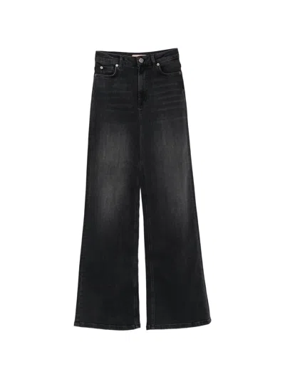 Twinset Jeans Dritti  In Nero