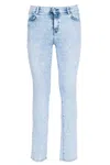 Twinset Jeans Push Up Con Cinque Tasche Chiaro In As Shown In The Picture