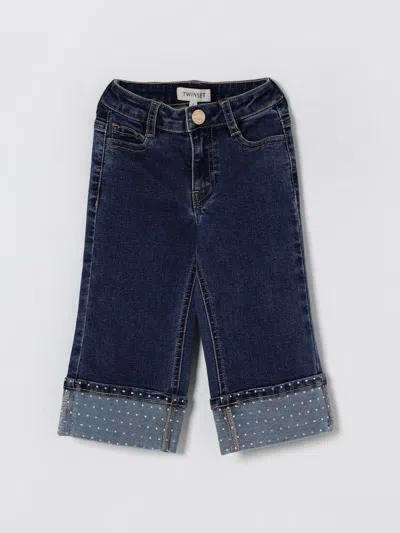 Twinset Jeans  Kids Color Denim In Blue