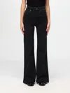 Twinset Twin-set Flared Jeans With High Waist And Trendy Silhouette In Schwarz