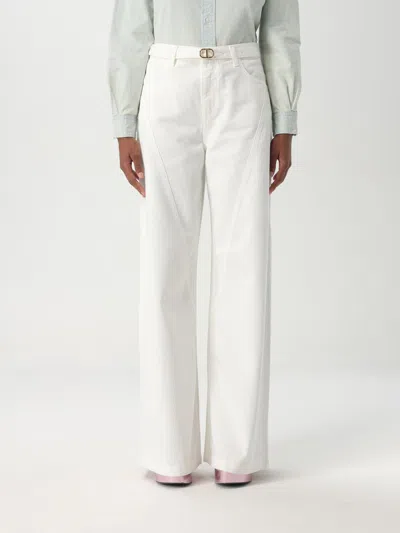 Twinset Jeans  Woman Color White
