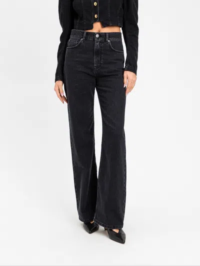 Twinset Jeans Woman Color Black In Pattern