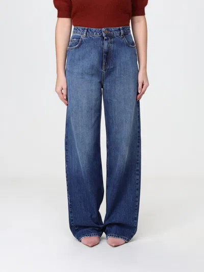 Twinset Jeans Woman Color Denim In Blue
