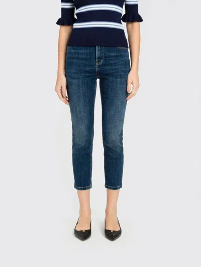 Twinset Jeans  Woman Color Denim In Blue