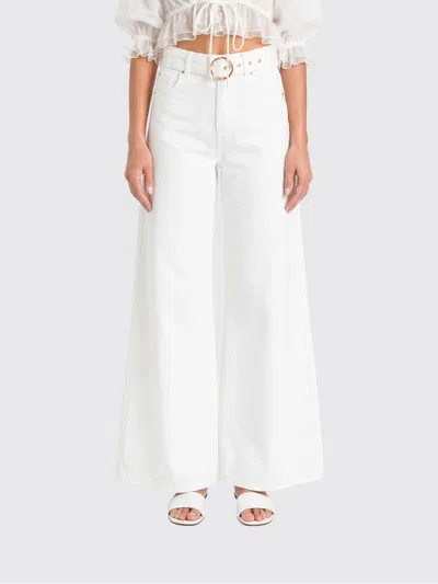 Twinset Jeans Woman In White