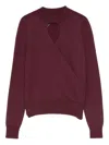 Twinset Jersey Clothing In Burgundy