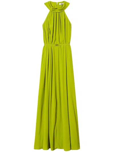 Twinset Jersey Maxi Dress In Green