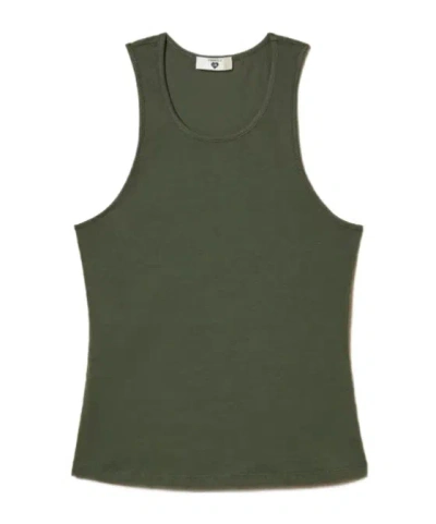Twinset Jersey Tank Top In Green