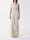 Twinset Jumpsuits  Woman Color Pearl In Pearl