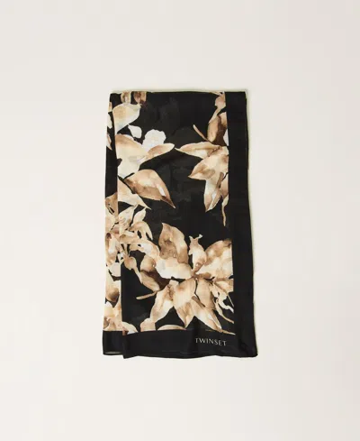 Twinset Keffieh Avec Imprimé Floral