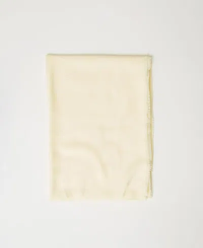 Twinset Keffieh Jacquard Avec Logo In Neutral