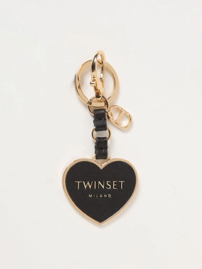 Twinset Key Chain  Woman Color Black