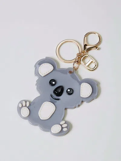 Twinset Key Chain  Woman Color Grey