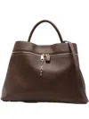 Twinset Key-charm Tote Bag In Brown
