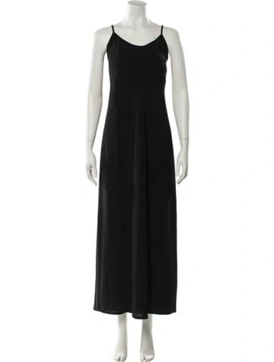 Pre-owned Twinset Keyhole Accent Nightgown In Black