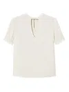 Twinset Keyhole-neckline Blouse In White