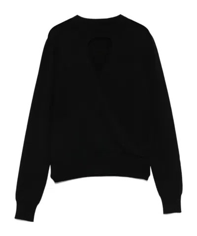 TWINSET KEYHOLE-NECKLINE SWEATER