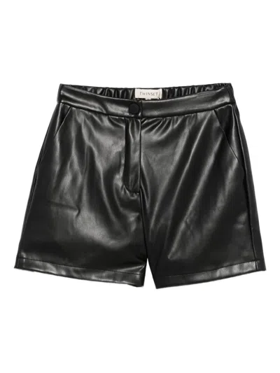 TWINSET TWINSET KIDS BUTTONED ELASTICATED SHORTS