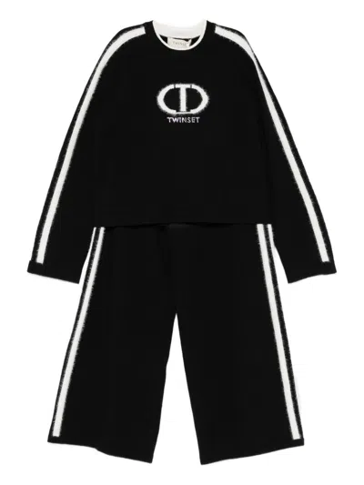 TWINSET TWINSET KIDS LOGO TRACKSUIT