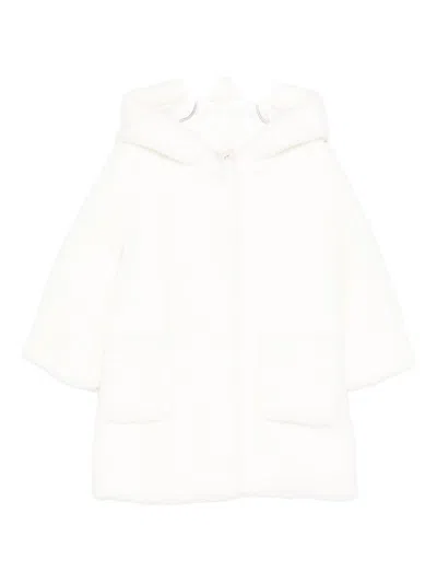 Twinset Kids Padded Down Jacket In White
