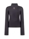 Twinset Twin-set Kids Pullover Sweater With Turtleneck In Nero