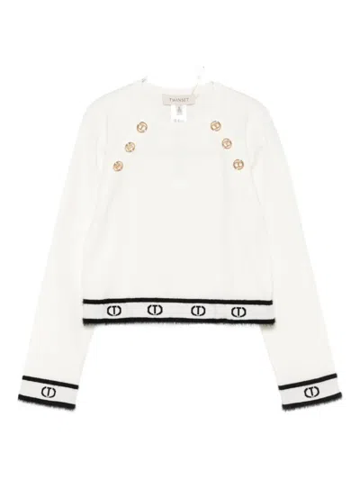 TWINSET TWINSET KIDS SWEATER WITH BUTTONS