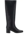 Twinset Knee-high Block-heel Boots In Black