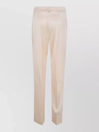 Twinset Knee Length Pants Belt Loops Pleated In Neutral