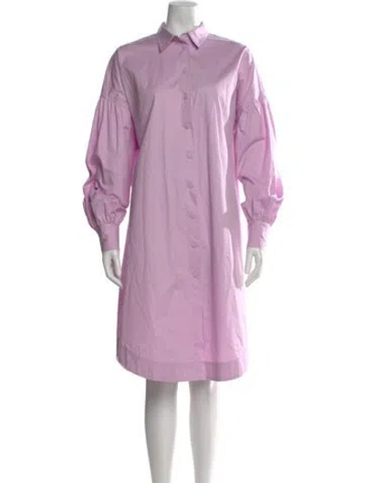 Pre-owned Twinset Knee-length Dress In Purple