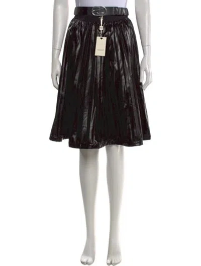 Pre-owned Twinset Knee-length Skirt In Black