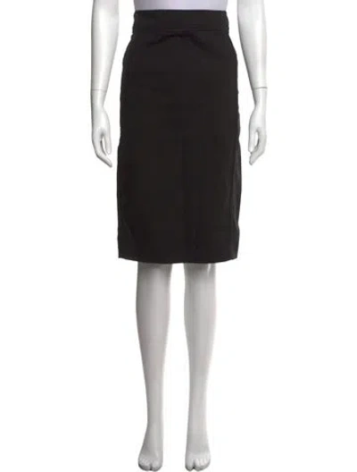 Pre-owned Twinset Knee-length Skirt In Black