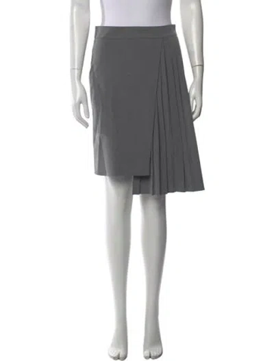 Pre-owned Twinset Knee-length Skirt In Grey