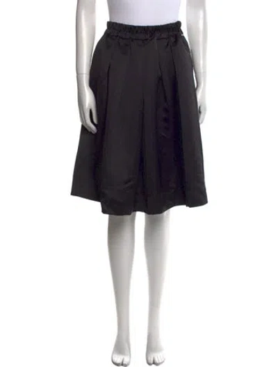 Pre-owned Twinset Knee-length Skirt W/ Tags In Black