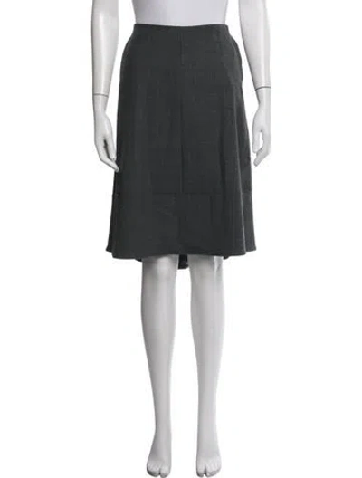 Pre-owned Twinset Knee-length Skirt W/ Tags In Grey